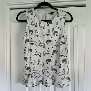 Ann Taylor peplum top